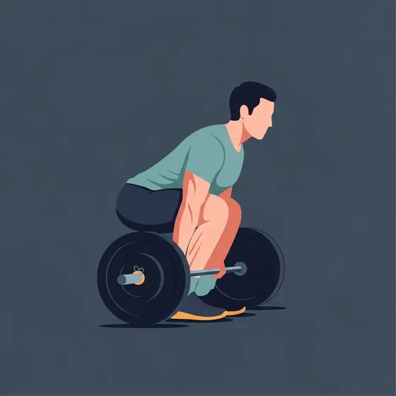 Barbell deadlift demonstrated