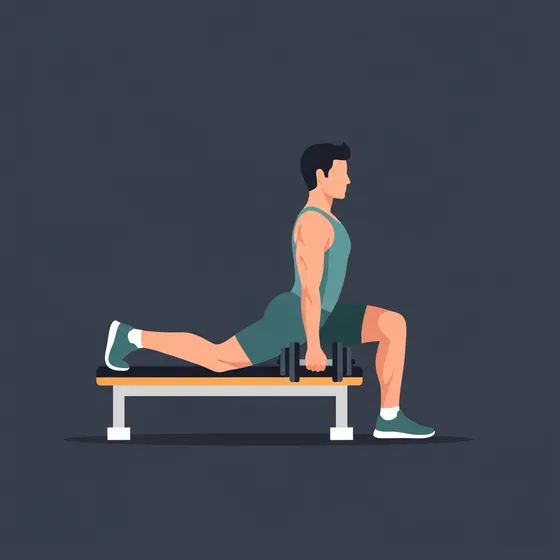 Bulgarian split squat demonstrated