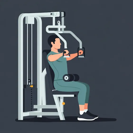 Chest press machine demonstrated