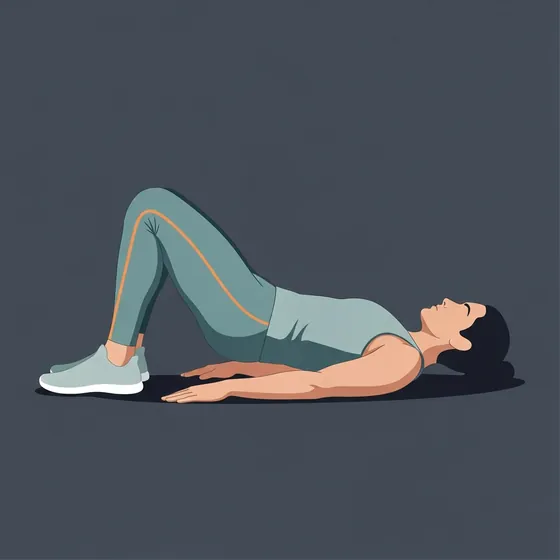 Hip bridge demonstrated