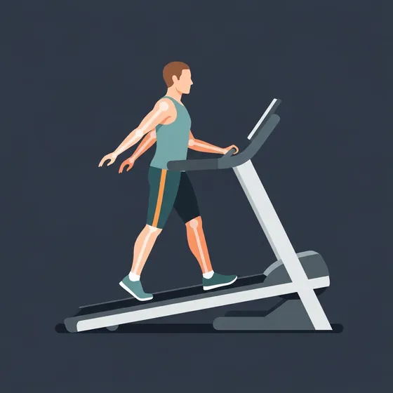 Incline treadmill walk demonstrated