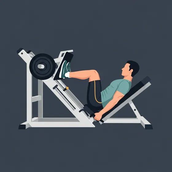 Leg press demonstrated