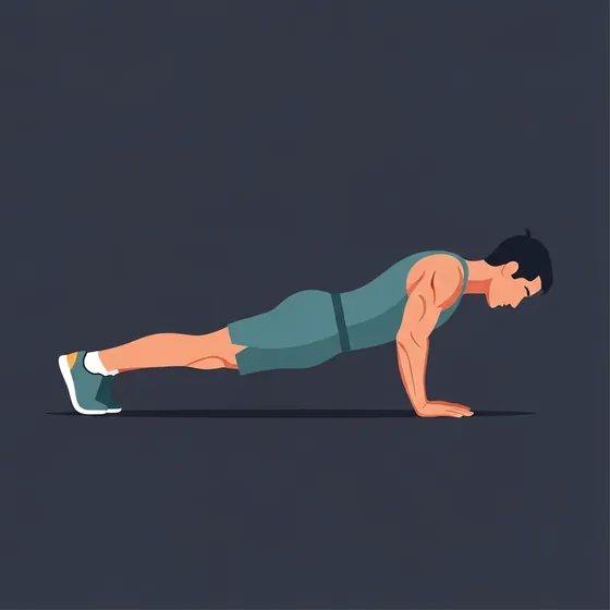 Push-up demonstrated