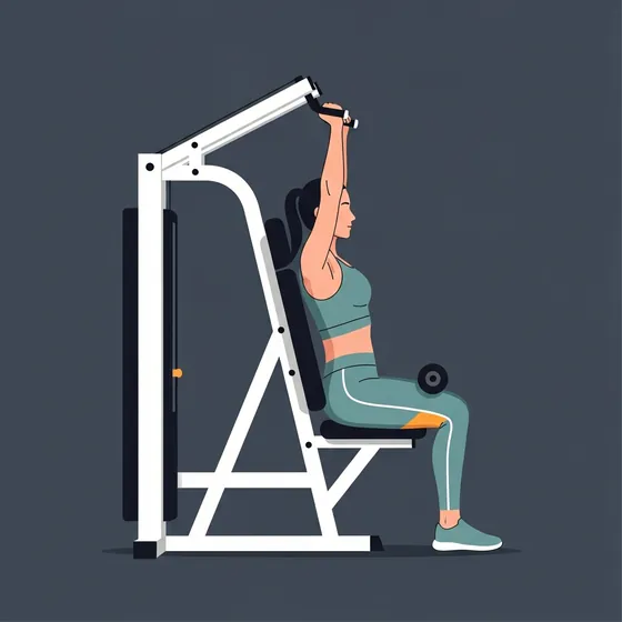 Seated machine shoulder press demonstrated