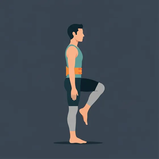 Single-leg stand demonstrated