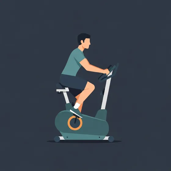 Stationary bike demonstrated